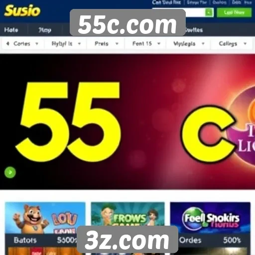 Comparação entre 55c.com e outros sites de jogos